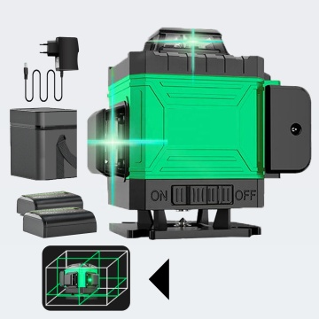 Hijau 360 Laser Rotary Laser Tahap 4D 16 baris