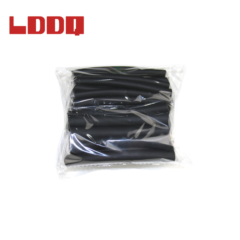 LDDQ 53pcs Heat shrinkable tube Black kit 3:1 Adhesive glue Guaina termorestringente Gaine thermo Cable sleeve Heatshrink Wrap