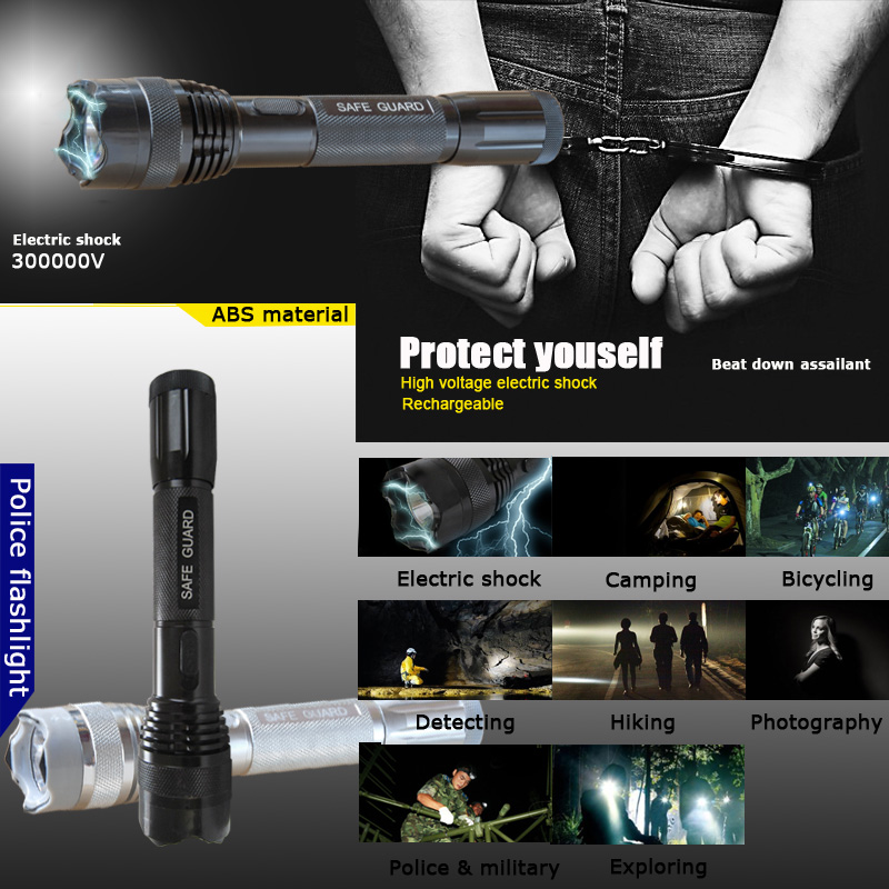 USB Cable 4million Volt Aluminum Alloy Stun Weapon