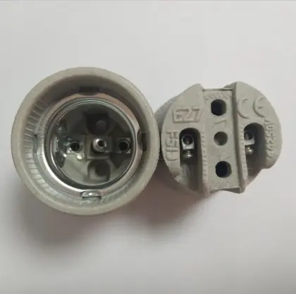 CE Proven Porcelain Lamp Holder E27