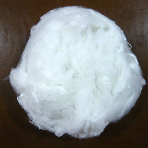 Eco-friendly Super White Needle Punch Fiber For Nonwoven