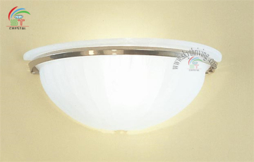 European Style The Bowl Shaped Marble Wall Lamp