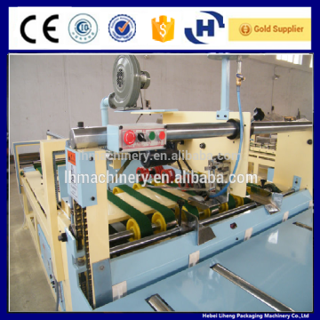 Hot Sale LH Dongguang Semi automatic corrugated carton box gluing machine/ folder gluer machine/ folding gluing machine