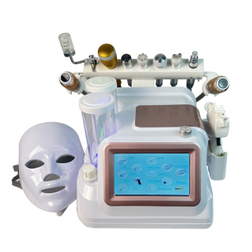 12-in-1 H2O2 Small Bubble LED Light Therapy Face Lift Hydro Dermabrasion Beauty Machine