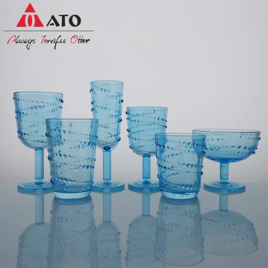 Spiral pattern of water droplets Glass Water Cup