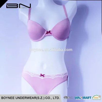 Wholesale Newest Fashion Net Bra Panty Of Girls Underwear Bra New Design