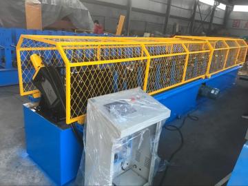Small hat post roll forming machine