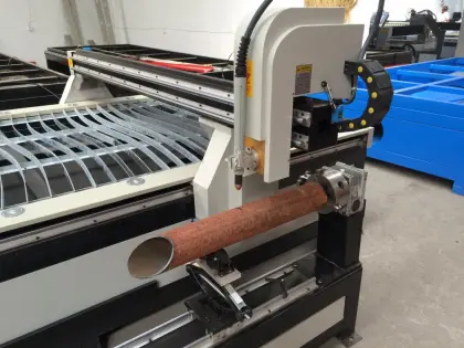 CNC plasma pipe cutting tools with plate cutting