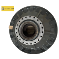 Excavator front wheel hub