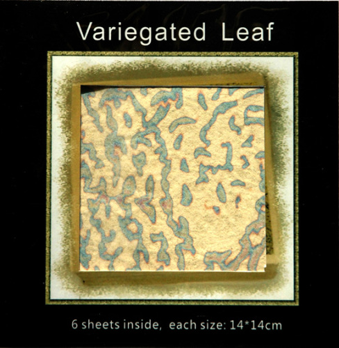 Variegated Metal Leaf for Card Making Embellishment FM08