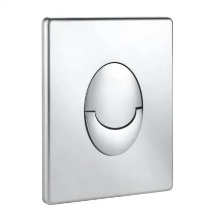 ABS Flush Control Plates Bright Chrome Round Dual Buttons Skate Cosmopolitan Plate