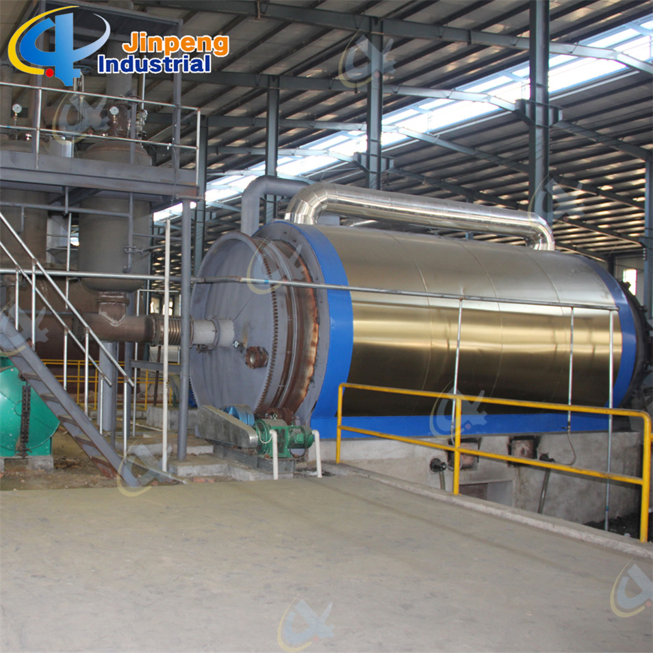 Scrap Tire Recycling to Pyrolysis Oil System