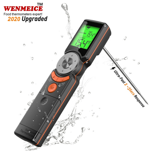 Instant Read Barbecue Cooking Thermometer With Folding Probe