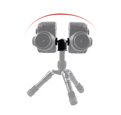 Mini Ball Head Tripod Head with Hot Shoe Adapter for Cameras and Monopods