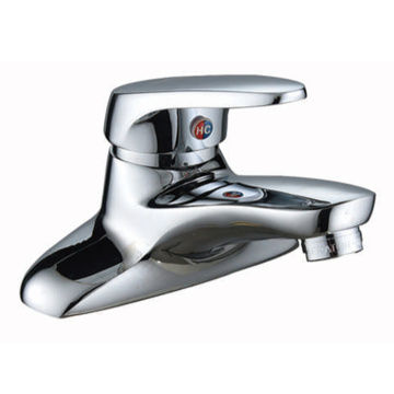 Single lever mixer water basin faucet