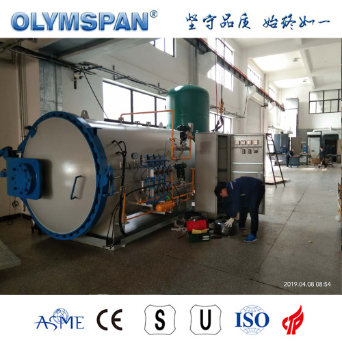 Autoclave de tratamiento compuesto estándar ASME