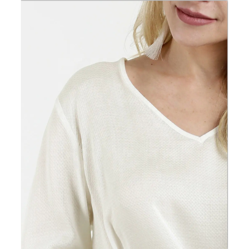 Latest Design Ladies Long Flare Sleeve Shirts