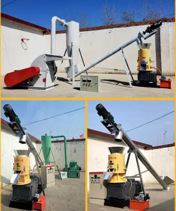Wood Pellet Maker: 11kw 450kg/h Wood Chip Pelletizing Machine