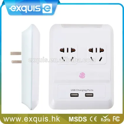 EK USA EURO JAPAN CHINA USB wall socket universal charger factory in china