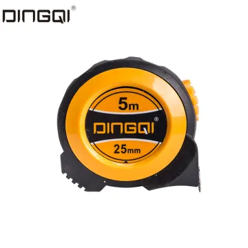 DingQi 3/8M ABS Rubber Jacket Inch Measure Tape