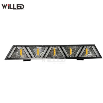 5 x 60W Strong Warm White COB LEDs + RGB 3IN1 LED Vintage Halogen S-Tribe Retro Light