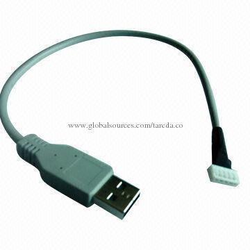 USB AM to Wire Harness Cable Assemble, Various Colors Available