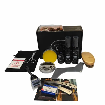 12piece set mustache and beard grooming kit
