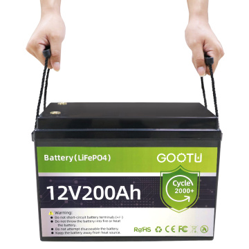 12V 200AH lithium -ionbatterij