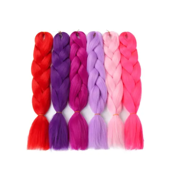 Alileader 100g 24 Inch Ultra Yaki Braiding Hair Jumbo Braid Synthetic Hair Extension