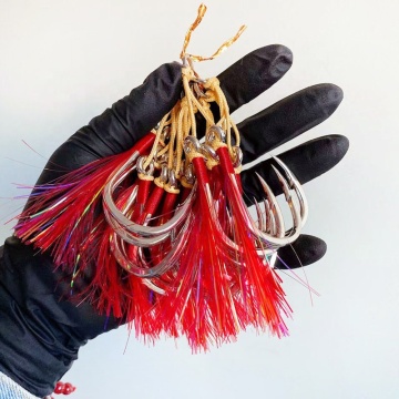 Glow Assist Heavy Jigging Hooks for Luminous Slow Lure Fishing