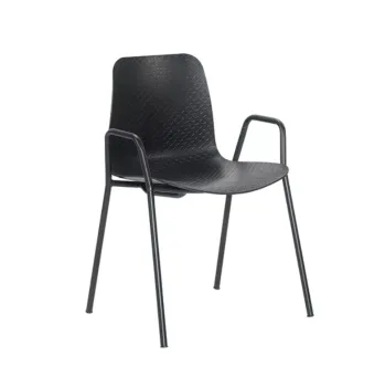 Modern Plastic and Arm Dining Room Chairs for Customized Restaurant Settings