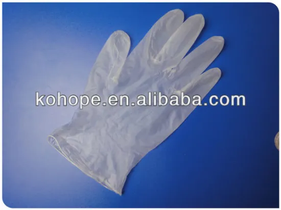single-use PVC gloves