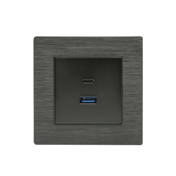 Universal 18W hingga 65W Power Custom PD+QC USB Type-C Wall Charger dengan port USB