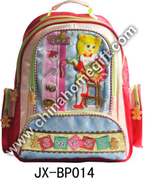 Sweet Girl Pattern School Bag