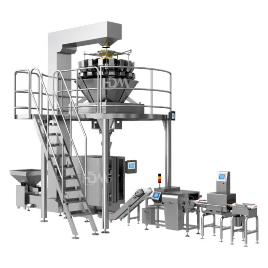 Cookies Rice and Biscuit Multihead Weigher Check Weigher Packing Machine