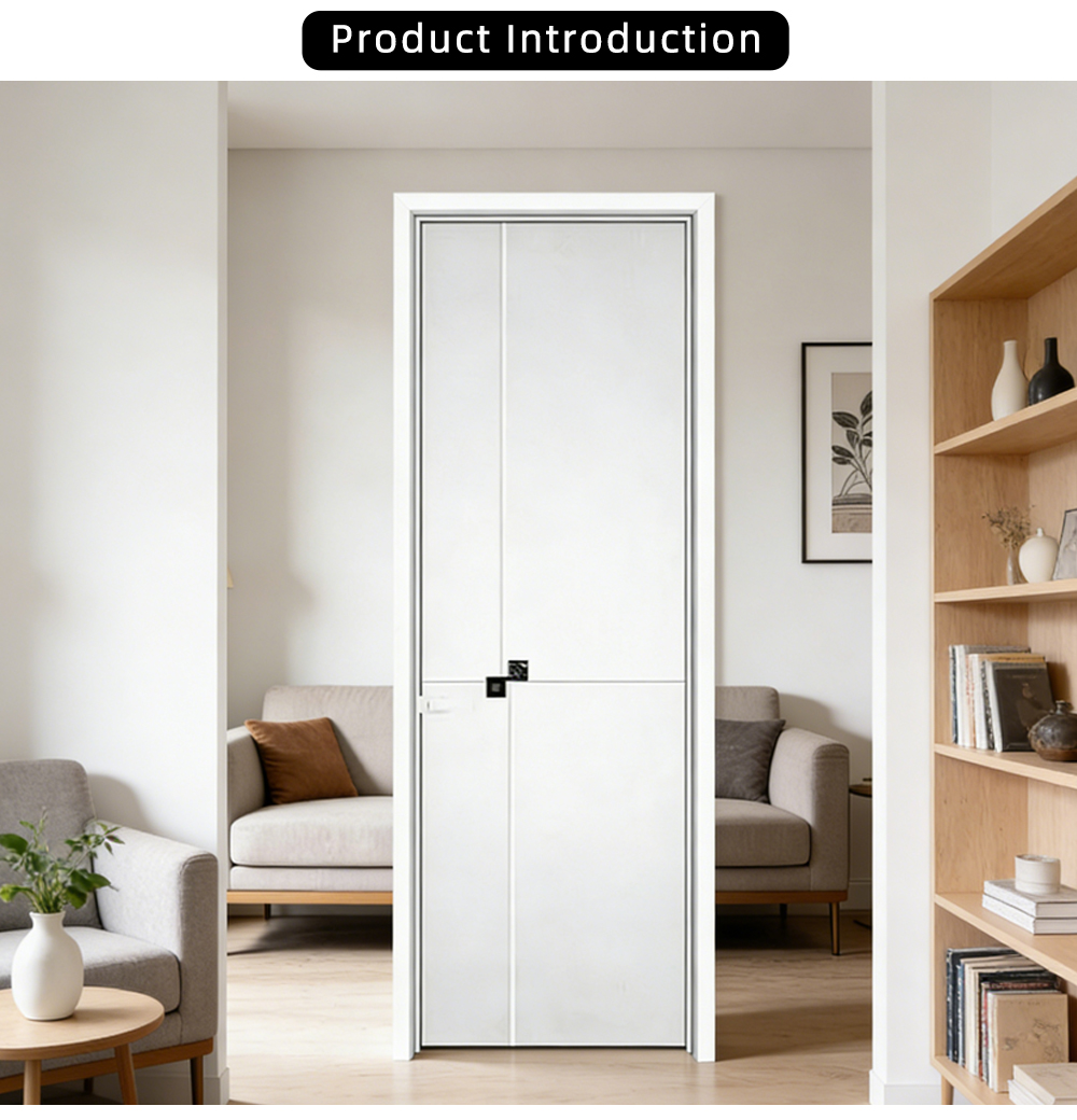 Slim Frame Single Panel Double Glazed Door YJ-R032