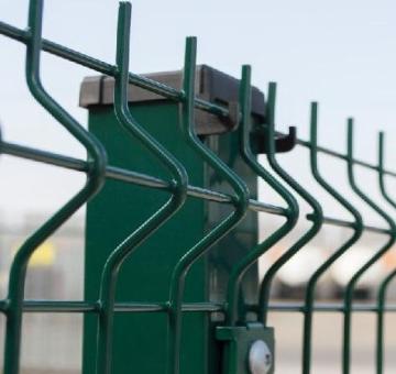 High-Quality Outdoor Metal 3D Curved Welded Wire Mesh Garden Fence Panels