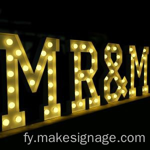LED Marquee Briefljochten