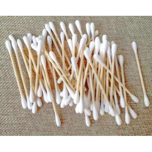 Ear Cleaning Buds Daily Use Double Round Cotton Head Cotton Swab Factory