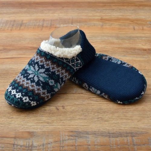 Non-skid Thermal Men's Fuzzy Slipper Socks