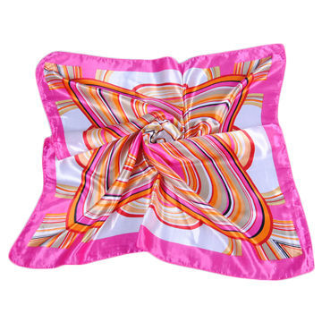 3D Printed Scarves, Measures 60cm*60cm, Customized Own Sizes and Printings are Accepted