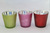 COLOR SPRAYING GLASS CANDLE HOLDER