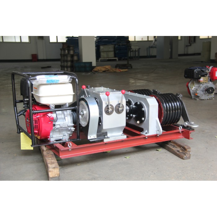 5トンダブルドラム電動グラインダー（ベルトドライブ）