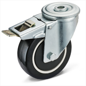 PU swivel caters with total brake