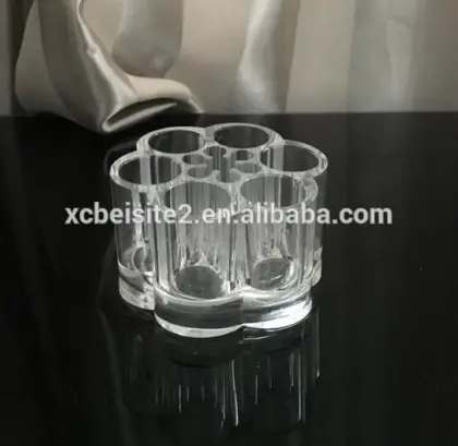 cy270 Plum Flower Clear Acrylic Makeup Organizer Insert Makeup Box Lipstick Brush Storage Box Cases