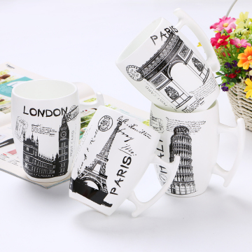 Creative City matte ceramic mug custom