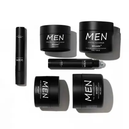 OEM Korean Private Label Men's Skincare Products - Acne & Anti-Aging Skin Care Set