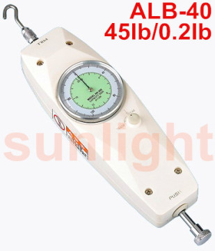 Force Gauge Analog Push and Pull Force Meter 45LB/20KG ALB-40