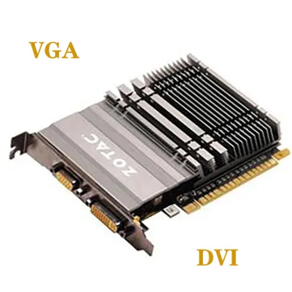 Used ZOTAC Video Card GeForce GT 610 1GB 64Bit GDDR3 Graphics Cards GPU Map For NVIDIA Original GT610 1GD3 DVI VGA PCI-E