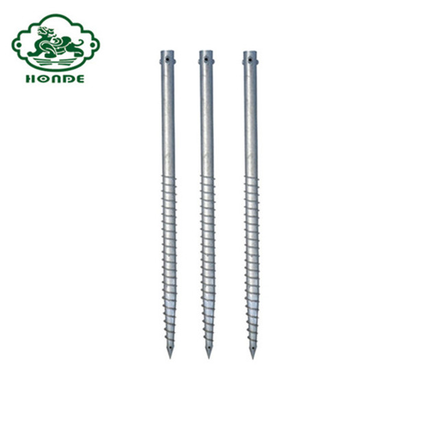 helical piles for fence